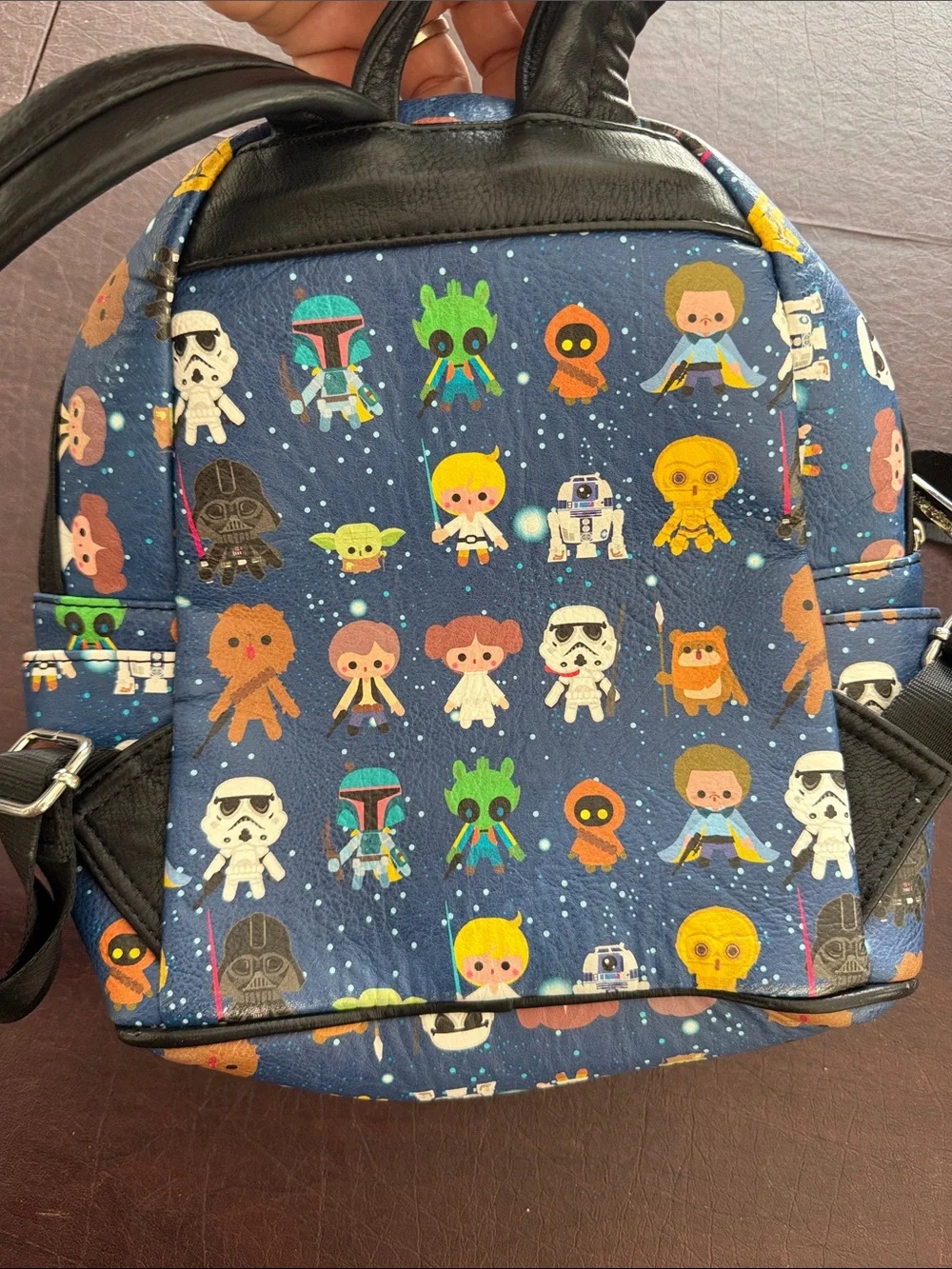 Loungefly Blue Star Wars Character Mini Backpack Disney